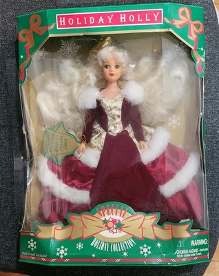 Holiday Holly Special Holiday Ed Collectible Doll 1997 Jakks Vintage Sealed  - Image 1 of 4