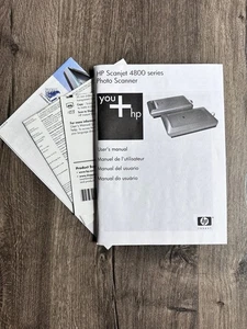 HP Scanjet 4800 Series Photo Scanner Owners Manual OEM - Picture 1 of 3