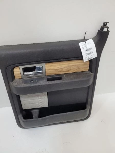 2011 2012 FORD F150 RIGHT RH REAR DOOR TRIM PANEL BLACK WOOD GRAIN Foto 1 de 4