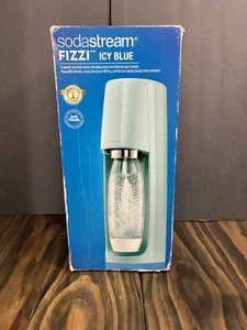 Open Box SodaStream Fizzi Sparkling Water Soda Maker Starter Kit - Icy Blue - Picture 1 of 15