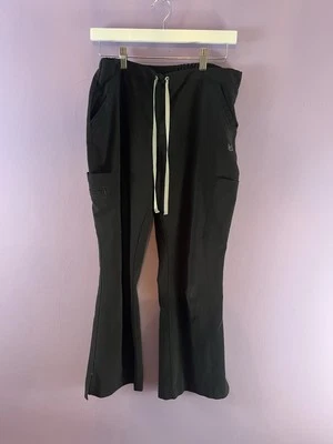 Urbane Formance Women’s Large Black Capri Work Scrub Pants Pockets Cool - Image 1 of 4
