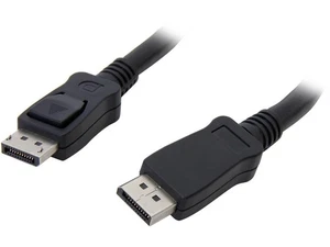 StarTech.com DISPLPORT20L 20 ft Black DisplayPort Cable with Latches - M/M Male - Picture 1 of 3