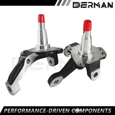 Forged Steel 1-Piece Stock Height Spindles New For 74-1978 Ford Mustang II Pinto - Image 1 of 4