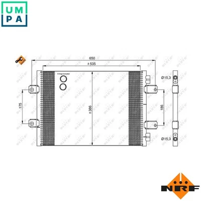 CONDENSER AIR CONDITIONING 35909 FOR RENAULT TRUCKS MASCOTT/Platform/Chassis - Image 1 of 4