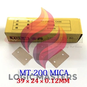 MT-200 Metal Case Power Transistor MICA Insulator Stiff Transparent x 100PCS - Picture 1 of 1