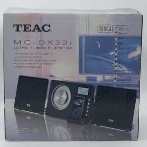 TEAC MC-DX32i Sistema Micro Hi-Fi Ultra Delgado, Reproductor de CD, Altavoces, Subwoofer - Imagen 1 de 8