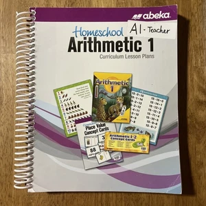 Abeka Arithmetic 1 Curriculum Lesson Plans for 1st Grade Homeschool Teachers - Picture 1 of 9