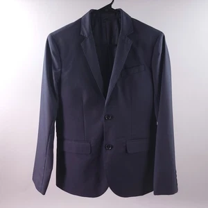 J. Crew Crewcuts Suit Jacket Size 14 Navy Blue Ludlow Loro Piana Italian Wool - Picture 1 of 12