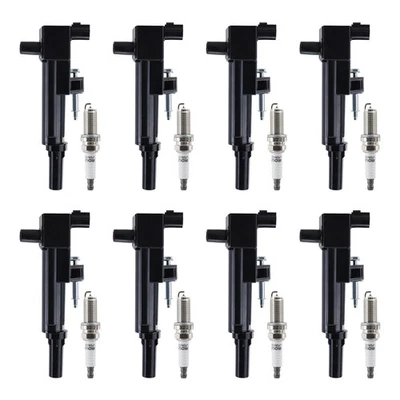 UF601 8Pcs Ignition Coil and Iridium Spark Plug For 2008-2011 Ram Dakota 4.7L US - Image 1 of 4