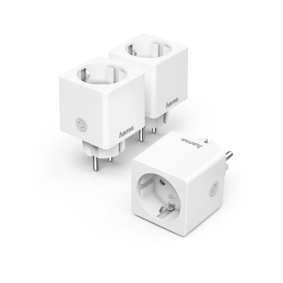 Hama WLAN-Steckdose Advanced, 3er-Pack, Smart Plug, 3680W, 16A, App- und - Bild 1 von 1