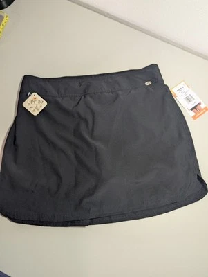 ZeroXPosur Sun Smart black swim skirt 10 Upf 30+ New With Tags, Fast - Image 1 of 4
