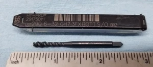 OSG 2917501 Spiralflötengewindebohrer, #6-32, modifizierter Boden, UNC, 3 Flöten, Oxid - Bild 1 von 4