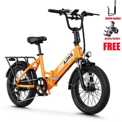 Bicicleta Eléctrica 750W Fat Tire para Adultos 62Mi Range Shimano 7Gears eBike 28MPH  Foto 1 de 4