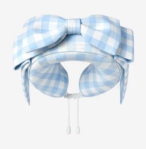 Almohada Haus Nowhere x Shushu Tong Cinta Cuello 1 Cuadros Azul Edición Limitada - Imagen 1 de 1