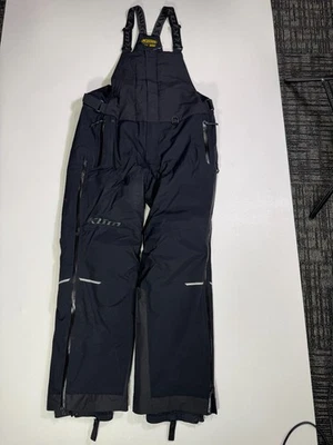 KLIM Men's Element Snowmobile Bib Insulated - X-Large Regular - Black - Image 1 of 4