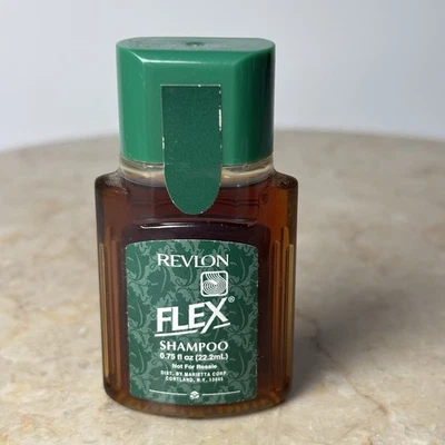 Revlon Flex Shampoo 0.75 fl oz 2.22ml Vintage NOS Mini Travel Prop - Image 1 of 2