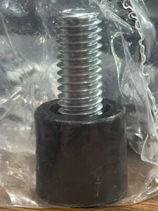Screw on feet pad Leg Adjustable plastic Base Screw-in Furniture Cabinet - Picture 1 of 12