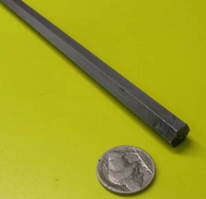 416 Stainless Steel Hex Rod 1/2" Hex  x 36" Length - Picture 1 of 12