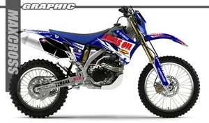 YAMAHA WR250F WR450F YZ250F YZ450F 2006 2007 2008 2009 MAXCROSS GRAPHICS KIT LC1 - Picture 1 of 2