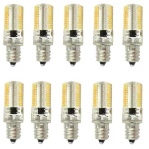 10pcs E12 Candelabra C7 80 3014Led Bulbs for Ceiling Fan,Chandelier 110V Warm H - Picture 1 of 5