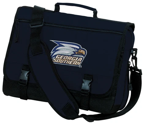 Georgia Southern University Messenger Bag NavyUNIQUE MESSENGER SCHOOL TRAV Cover