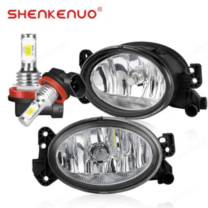 For 2007-2008 Mercedes Benz Clear Lens Pair Bumper Fog Lights Replacement Lamps - Picture 1 of 16