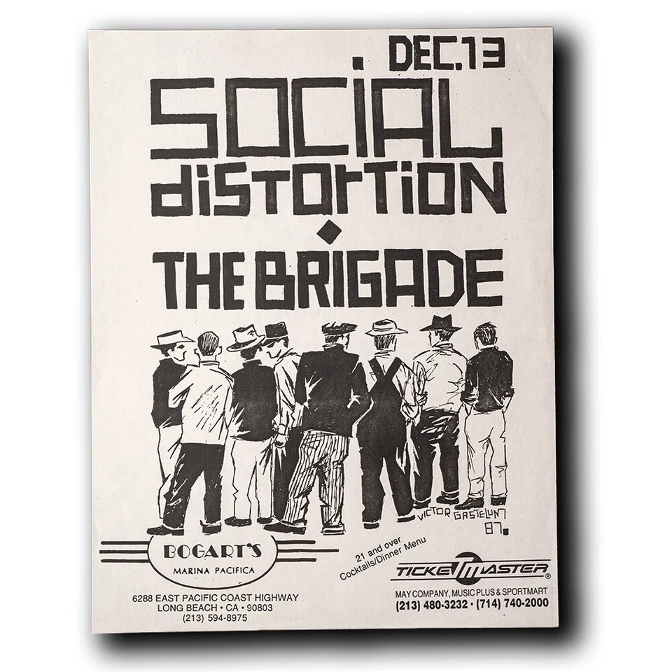 Social Distortion With Brigade Handbill - Image 1 of 1