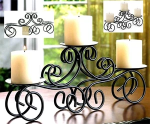 PIEZA CENTRAL DE EXHIBICIÓN DE 3 PILARES SOPORTE PARA VELAS DE DESPLAZAMIENTO TOSCANO ** NUEVO EN CAJA - Imagen 1 de 12