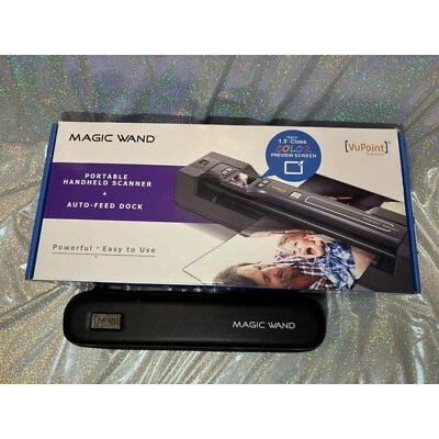 VuPoint Magic Wand Portable Scanner & Auto-Feed Dock w Free Carrying Case - Image 1 of 4