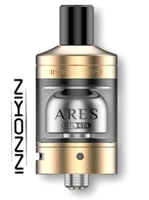 Verdampfer Set von Innokin Ares RTA für E Zigarette - Gold - Selbstwickler - Bild 1 von 4