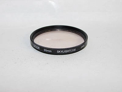 Used Sicor Skylight (1A) 55 mm Lens Filter Made in Japan O41023 - Image 1 of 2