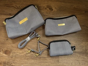 NWT JuJuBe - Be Set Organization Pouches, Travel Toiletry Bag Set  Chevron - Picture 1 of 2