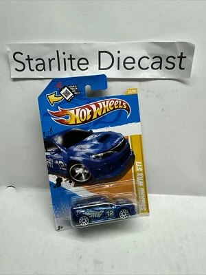Hot Wheels 2012 NEW MODELS ~ SUBARU WRX STI (Blue) (33/247) (A5)  - Image 1 of 4