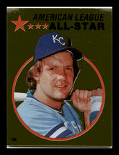 1982 Topps Stickers George Brett HOF All-Star Foil Royals #133 NM-MINT