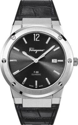 Montre Salvatore Ferragamo SFDT00219 F-80 Crocodile Pattern 41mm