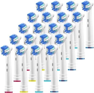 Alayna Replacement Toothbrush Heads Compatible with Oral B Floss Action - 20 Pk - Picture 1 of 6