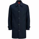 Jack & Jones Men's Coat Long Sleeve Button Fastening Jacket