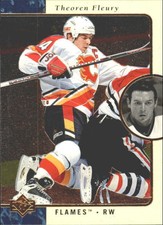 1995-96 SP Calgary Flames Hockey Card #16 Theo Fleury