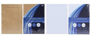 A4/C4 Envelopes White/Manilla Peel & Seal 80 gsm Home School Office - Picture 1 of 3