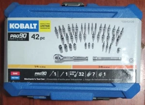 Kobalt 0840026 Pro 90 Ratchet 1/4-Drive 42pc - Picture 1 of 2