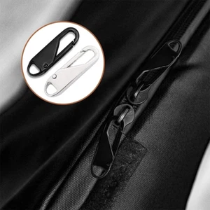 6x Reißverschluss Anhänger Griff Zipper Schieber Ersatz Reparatur Set Kopf - Bild 1 von 7