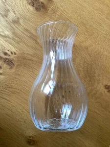 1960’s Glass Vase. Swirl pattern. Unmarked - Picture 1 of 2