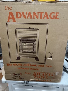 Atlanta Stove Advantage AIR3/A calentador infrarrojo sin ventilación 18.000 BTU Nat Gas NUEVO - Imagen 1 de 14