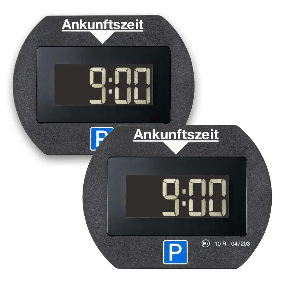 Needit Park Lite ParkLite elektronische Parkscheibe schwarz mit LCD anzeige