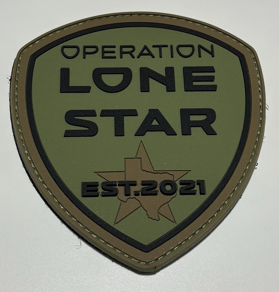 Parche PVC Policía Estrella Solitaria Operación Departamento de Seguridad Pública de Texas. Foto 1 de 1