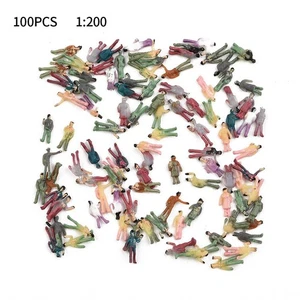 For Desks For Houses Painted Figures Miniature Passerby 100 PCS Color Model - Picture 1 of 12