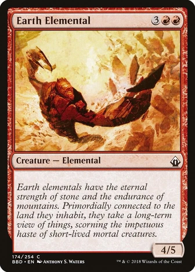 4x Earth Elemental MTG Battlebond NM Magic Regular Magic: the Gathering Playset - Image 1 of 1