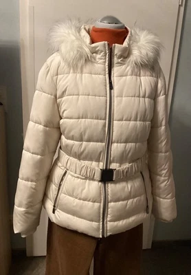 Winterjacke wattiert für Damen Gr. 46 cremefarben von Canda - Bild 1 von 4