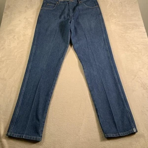 Pantalones de mezclilla Wrangler vintage para hombre 38x38 azul corte vaquero ajuste original 13MWZPW - Imagen 1 de 13
