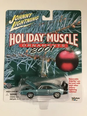 Johnny Lightning 2001 Holiday Muscle, '69 Dodge Daytona, pearl light blue NIP - Image 1 of 4